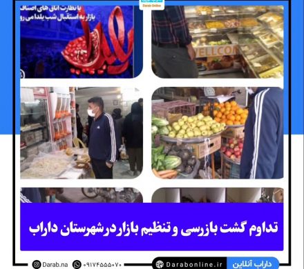 تداوم گشت بازرسی و تنظیم بازار در شهرستان داراب