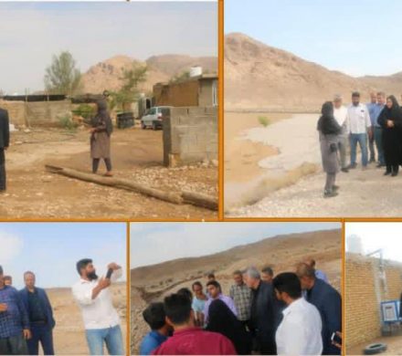 بازدید میدانی فرماندار ویژه داراب از روستای گودشانه