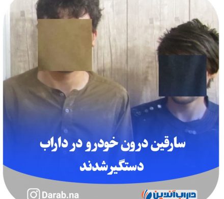 سارقین درون خودرو در داراب دستگیر شدند