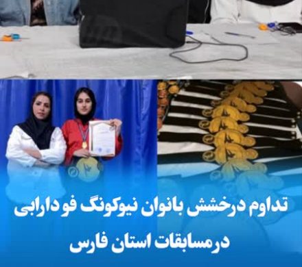 *تداوم درخشش بانوان نیوکونگ فو دارابی در مسابقات استان فارس*