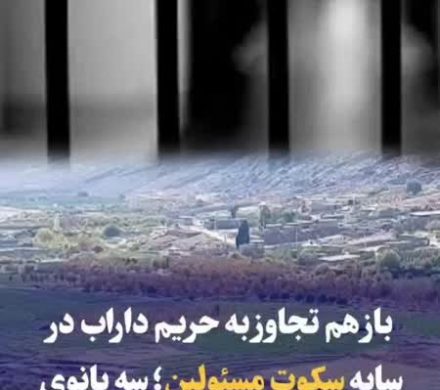 باز هم تجاوز به حریم داراب در سایه سکوت مسئولین؛ سه بانوی دارابی بازداشت شدند!