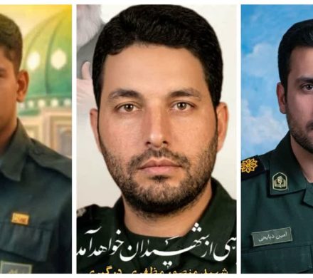 💔تصاویر سه پاسدار غیربومی مدافع وطن شهید شده در داراب