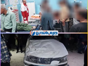۳مصدوم در پی واژگونی سواری پارس در جاده داراب-بندرعباس