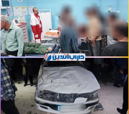 ۳مصدوم در پی واژگونی سواری پارس در جاده داراب-بندرعباس