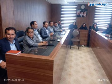 برگزاری آیین تودیع و معارفه بخشداران شهرستان داراب با حضور مدیرکل سیاسی استانداری فارس