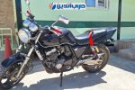 پایان ویراژ موتورسنگین مزاحم در خیابان های داراب
